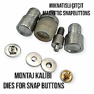 Montaj Kalıbı - Mıknatıslı Çıtçıt Çakma Kalıbı KLP054MAG
