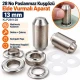 13 mm (0.51 in) Stainless Steel Eyelet Hand Punch and Setting Tool KLP2IN1-28