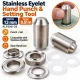 13 mm (0.51 in) Stainless Steel Eyelet Hand Punch and Setting Tool KLP2IN1-28