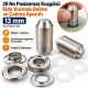 13 mm (0.51 in) Stainless Steel Eyelet Hand Punch and Setting Tool KLP2IN1-28
