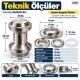 28 mm 34 No Paslanmaz Kuşgözü Elde Vurmalı Delme ve Çakma Aparatı KLP2IN1-34
