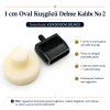 1 cm No 2 Oval Kuşgözü Delme Kalıbı KLPK0010OVLDELNO2