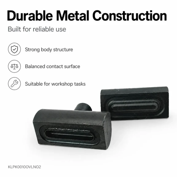 1 cm Oval Eyelet Setting Die for Oval Grommet Installation, high-quality metal punch for textiles, leather, and paper