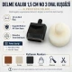 1,5 cm No 3 Oval Kuşgözü Delme Kalıbı, yüksek kaliteli metal yapısı ile tekstil, deri ve kağıt malzemelerde kullanıma uygun