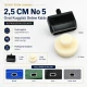 25 mm Oval Eyelet Drilling Die made of high-quality metal for precise punching and clean installation on fabric, leather