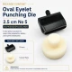 25 mm Oval Eyelet Drilling Die made of high-quality metal for precise punching and clean installation on fabric, leather