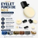 30 mm Oval Eyelet Punching Die for grommet installation, high-quality metal construction, ergonomic design, suitable for