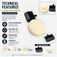 30 mm Oval Eyelet Punching Die for grommet installation, high-quality metal construction, ergonomic design, suitable for