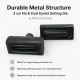 3 cm / 1.18 in Oval Eyelet Setting Die for Oval Grommet Installation, durable metal construction for professional results