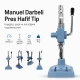 Manuel Darbeli Pres Hafif Tip - Kuşgözü, Çıtçıt ve Kot Düğme Uygulama Presi M00100, metal ve deri malzemeden yapılmış, 15mm