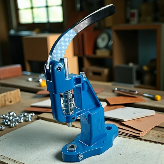 Tulumba El Presi Kuşgözü Çıtçıt Kumaş Kaplama Düğme Uygulama Makinası M0099