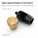 Delici Aparat Padova 15 mm, deri ve kumaş yüzeylerde 14 mm çapında delik açma işlemleri için ideal profesyonel aparat