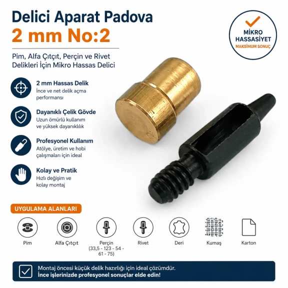 Delici Aparat - Padova 2 mm No 2 PDV00020DEL