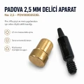 2.5 mm / 0.10 in Hole Cutter for Pins, Snap Fasteners, Rivets and Small Hardware PDV000025DEL