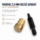 Delici Aparat Padova 2,5 mm - Mikro Delici, Sertleştirilmiş Çelik, Aksesuar Yapımı İçin Uygun