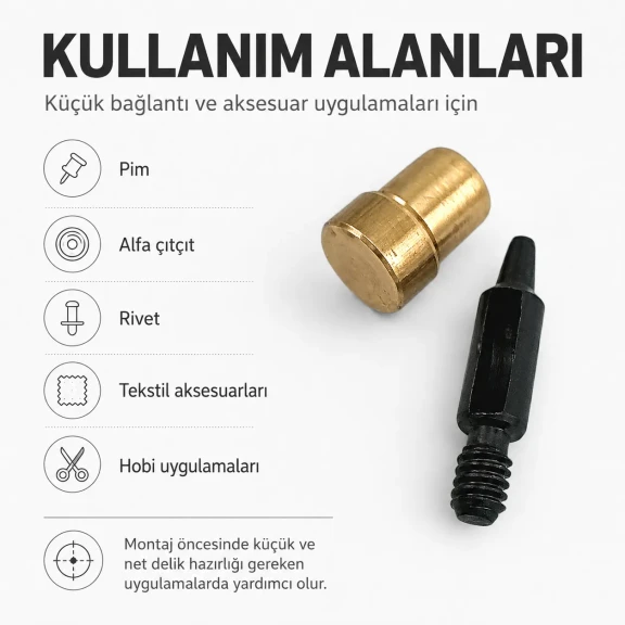 Delici Aparat Padova 2,5 mm - Mikro Delici, Sertleştirilmiş Çelik, Aksesuar Yapımı İçin Uygun