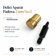 3 mm / 0.12 in Hole Cutter for Leather, Fabric and Craft Materials PDV00030DEL