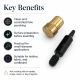 3 mm hole cutter for leather, fabric and craft materials, precision tool for detailed crafting