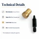 3 mm hole cutter for leather, fabric and craft materials, precision tool for detailed crafting