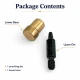3 mm hole cutter for leather, fabric and craft materials, precision tool for detailed crafting