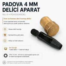 Delici Aparat Padova 4 mm No:4 – İnce ve Hassas Deri-Kumaş Delici PDV00040DEL