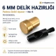 Padova Delici Aparat 6 mm - Deri ve tekstil malzemelerinde geniş delikler açmak için özel tasarlanmış, sertleştirilmiş