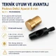 Padova Delici Aparat 6 mm - Deri ve tekstil malzemelerinde geniş delikler açmak için özel tasarlanmış, sertleştirilmiş