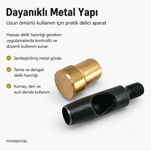 Delici Aparat Padova 7 mm - Kumaş ve Deri İçin Hassas Kesim Aracı