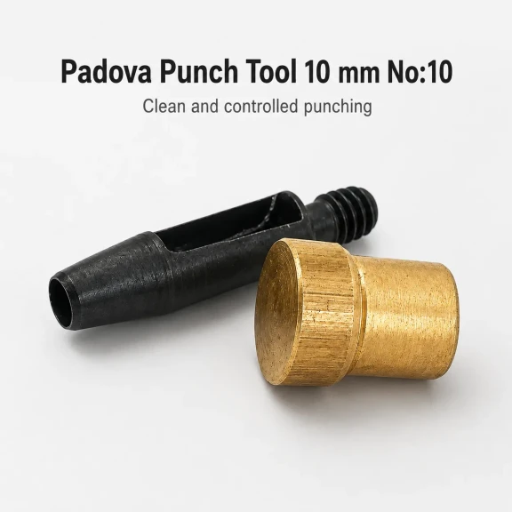 10 mm Hole Cutter - Durable Hole Puncher for Leather and Canvas Applications