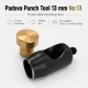 13 mm Hole Cutter for Leather and Fabrics - Durable Hardened Steel Punch