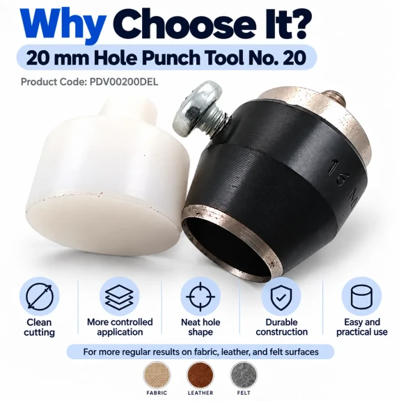 20 mm büyük çap delik açma aparatı PDV00200DEL