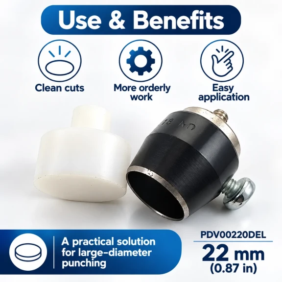 22 mm büyük çap delik açma aparatı PDV00220DEL