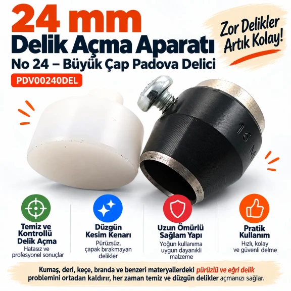 24 mm delik açma aparatı PDV00240DEL