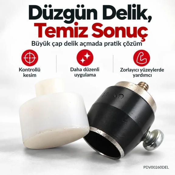 26 mm delik açma aparatı PDV00260DEL