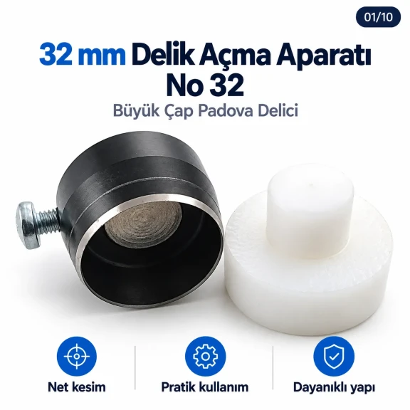 32 mm delik açma aparatı PDV00320DEL