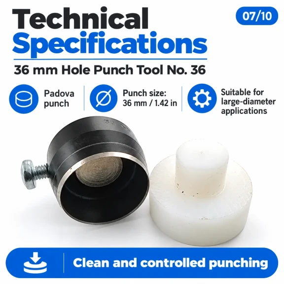 36 mm delik açma aparatı PDV00360DEL