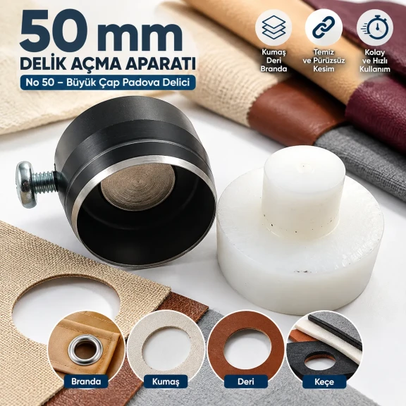 50 mm delik açma aparatı PDV00500DEL