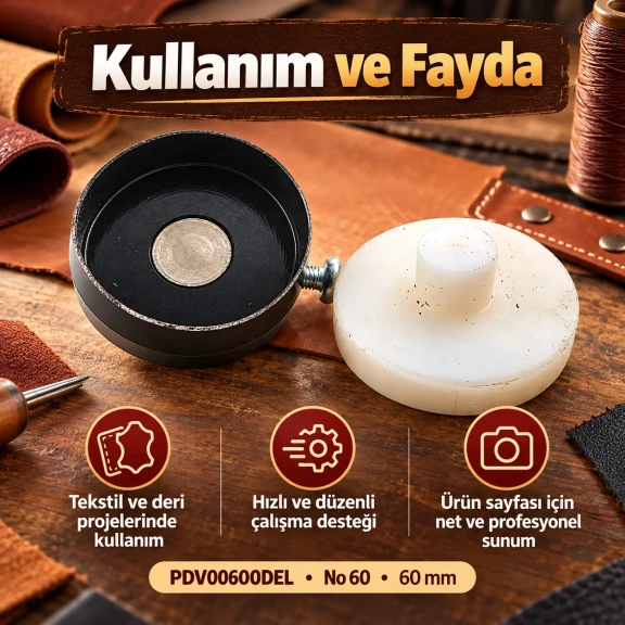 60 mm delik açma aparatı PDV00600DEL