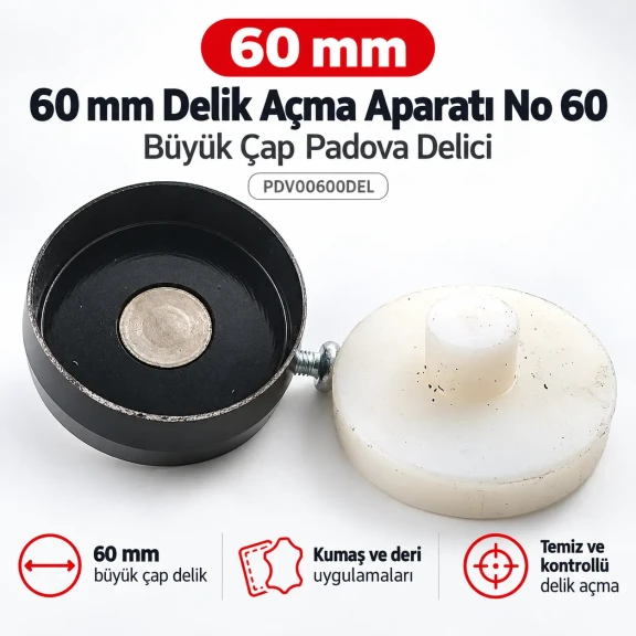 60 mm delik açma aparatı PDV00600DEL