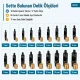 Padova Hole Cutter Collection with 18 Cutter Sets and Long-Handle Striking Tool, 1–15 mm / 0.039–0.591 in, suitable for