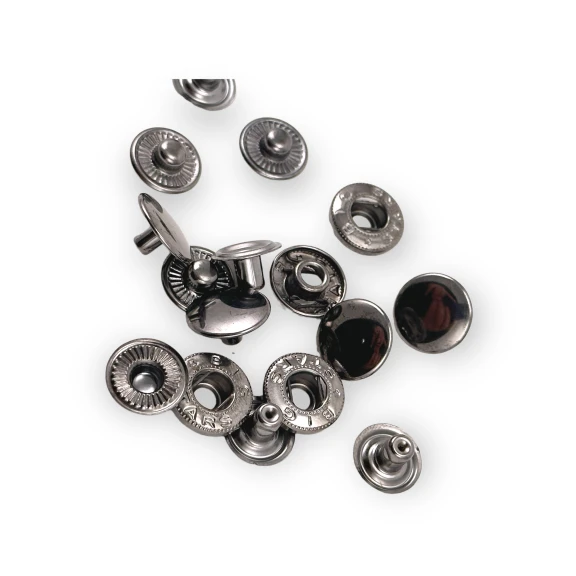 Alfa Çıtçıt Düğme Pirinç 15 mm Metal Çıtçıt Düğme C0001PR