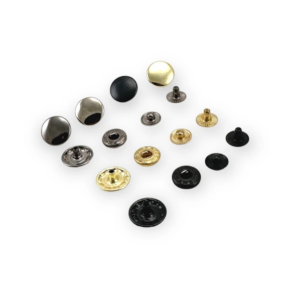 15 mm Saç Çıtçıt 54 Sistem 4 lü Takım 144 adet C00016