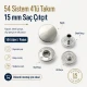 15 mm Snap Fastener Set - 144 pcs