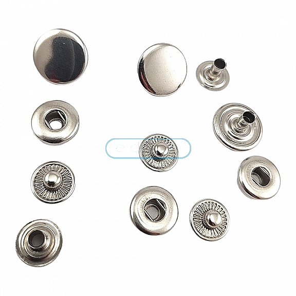 15 mm 3/4" Snap Fasteners Stainless Steel 54 System C00016P