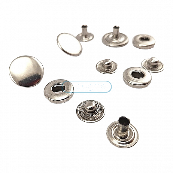 15 mm 3/4" Snap Fasteners Stainless Steel 54 System C00016P