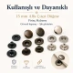 Alfa Pirinç Çıtçıt Düğme 15 mm Metal Çıtçıt - 24 Boy Büyük Çıtçıt C0001PR