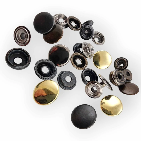 15 mm  61 Sistem Çıtçıt Düğme Pirinç Paslanmaz C0004PR