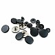 16 mm 5/8"Snap Fastener Metal Black Coat Snap Buttons C0005