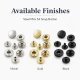 10 mm Snap Fasteners 16L / 25/64" VT2 Snap Fasteners C0006 for wallets, card holders, and small bags