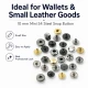 10 mm Snap Fasteners 16L / 25/64" VT2 Snap Fasteners C0006 for wallets, card holders, and small bags